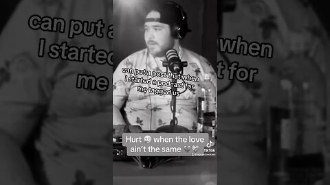 Hurt 😞 when the love ❤️‍🩹Ain’t the same 💯💯💯 #bing #hiphop #rap #musicpodcast #emotional