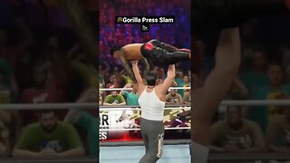 Gorilla Press Slam On Jey USO the Bloodline 🦍🤼‍♂️🎮 WWE Smackdown Championship Night of Champions