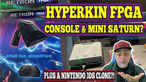 SEGA Saturn Mini & New Hyperkin Retron FPGA Consoles Shown At TGS 2023 With Nintendo 3DS Clone!