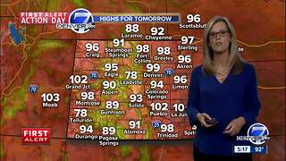 Wednesday evening forecast