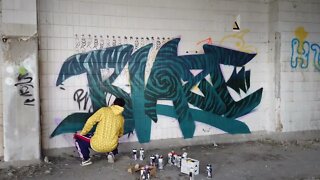 INSANE STRIPED EFFECT GRAFFITI PIECE