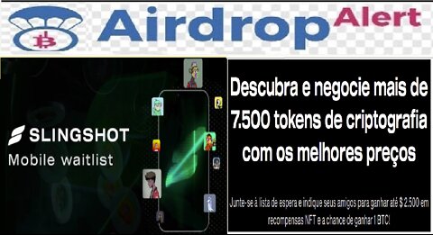 AIRDROP SLINGSHOT FINANCE - Ganhar até $ 2.500 em recompensas NFTs e a chance de ganhar 1 BTC