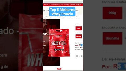 Top 5 MELHOR Whey Protein BOM e BARATO🏆 Qual #wheyprotein Comprar?💵 2✅ #musculação #suplemento