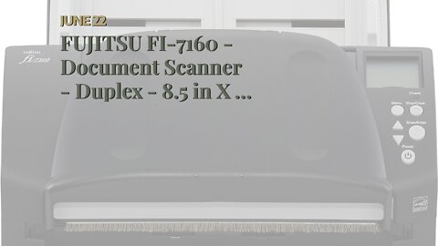FUJITSU FI-7160 - Document Scanner - Duplex - 8.5 in X 14 in - 600 DPI X 600 DPI - UP to 60 PPM...