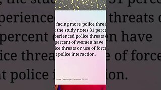 Women at HIGHER risk of use of force from #police #women #news #shorts