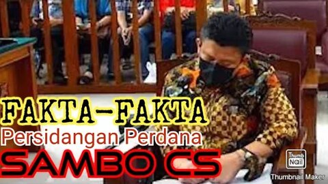 SAMBO CS JALANI SIDANG PERDANA, & FAKTA2NYA