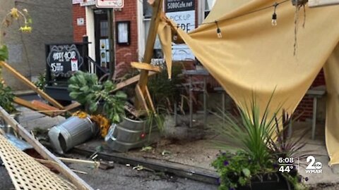 2nd Federal Hill restaurant parklet destroyed in 1 month