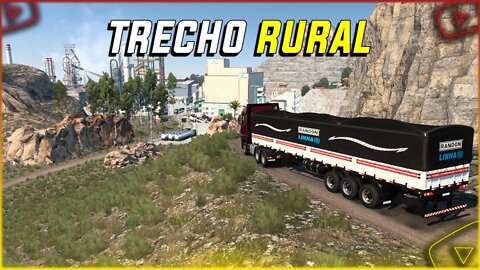 Mapa Minas Gerais Trecho Rural Empresa Fertical Cidade Pains MG Euro Truck Simulator 2 1.45