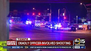 Deadly officer-involved shooting near Tempe Town Lake