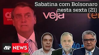Convidados analisam sabatina com o presidente Jair Bolsonaro no SBT