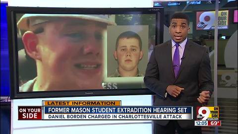 Extradition hearing set for Charlottesville beating suspect Dan Borden