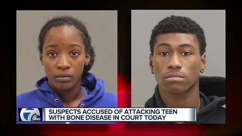 Suspects accused of attacking metro Detroit teen with bone disease in court