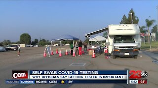 Bakersfield college holds covid-19 self swab testing