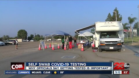 Bakersfield college holds covid-19 self swab testing