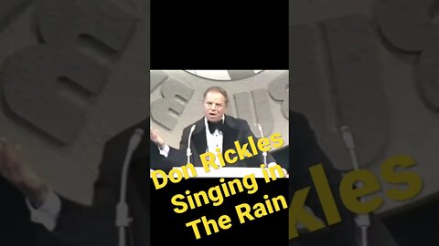 Don Rickles - singing in the rain….ouch!!