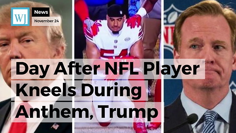 Day After NFL Player Kneels During Anthem, Trump Sends Roger Goodell a Message He Can't Ignore