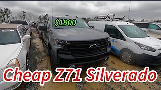 Cheapest Z71 Chevy Silverado at Auction Copart Walk Around