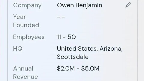 UATV & Owen Benjamin website details (2-5 million dollars annually)