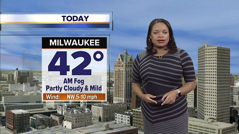 Mild and partly cloudy Friday