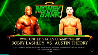 WWE Money in the Bank 2022 Theory vs Bobby Lashley for the WWE United States Championship