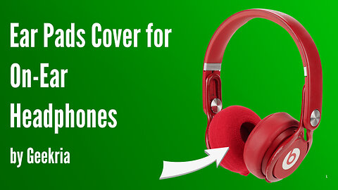 Ear Pads Cover for On-Ear Headphones | Geekria