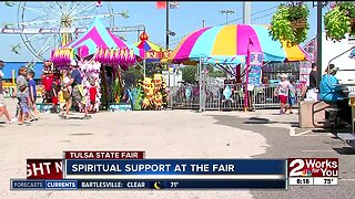 Spiritual support at the Tulsa State Fair