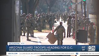 Arizona National Guard members headed to D.C. for Inauguration Day
