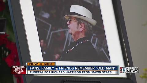 Viewing held for Richard 'The Old Man' Harrison of 'Pawn Stars'