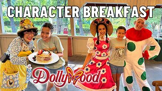 The Imagination Playhouse Character Breakfast at Dollywood Theme Park