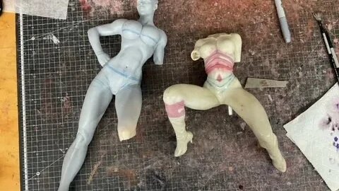 VinceVellCUSTOMS Live Stream - Lola Bunny & Seven of Nine work