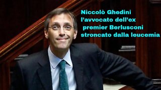 Niccolò Ghedini l’avvocato dell’ex premier Berlusconi stroncato dalla leucemia