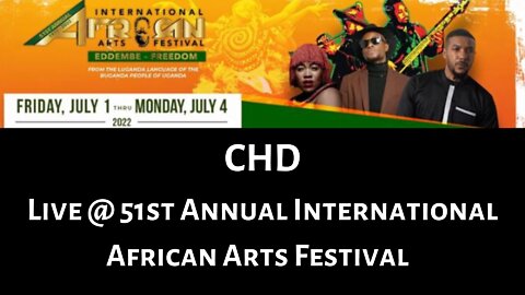 CHD TV - 51st International African Arts Festival 2022 Brooklyn NY with Rosangel Perez