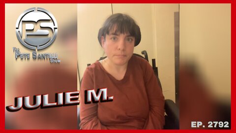 JULIE WHO WAS ARRESTED BY THE NYPD FOR REFUSING TO SHOW A VACCINE PASSPORT TALKS WITH PETE SANTILLI