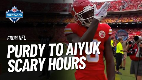 Purdy to Aiyuk is scary hours in 2023 | NFL