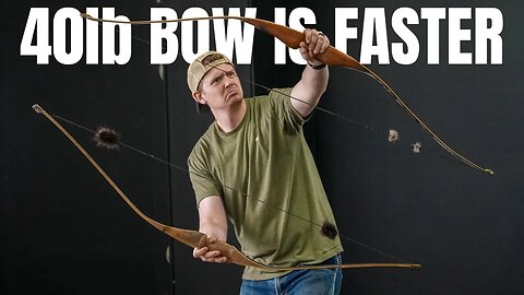 DIY BOW BUILD - Lower Poundage = Faster Bow 😮