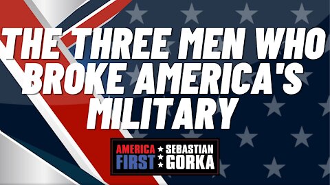 The three men who broke America's military. Sen. Marsha Blackburn with Sebastian Gorka