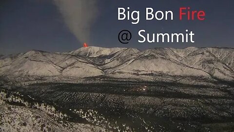 CRAZY Bon Fire at SNOW Summit Big BEAR