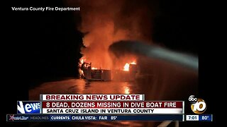 8 dead, dozens missing in dive boat fire