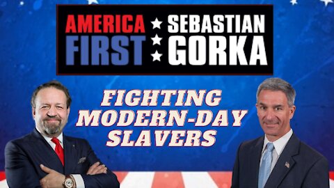 Fighting modern-day slavers. Ken Cuccinelli with Sebastian Gorka on AMERICA First