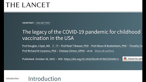 27-OCT-2022 The Lancet Publica Artículo Sobre Legado de Covid 19