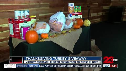 Victory Outreach Turkey Giveaway set for Wednesday