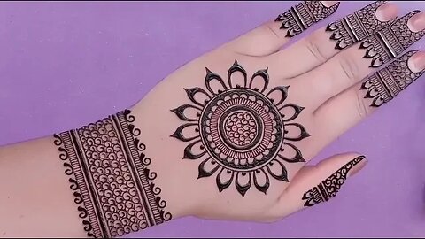 New Front Hand Mehndi Design Mehndi Designs || Tikki Mehndi Design || Alaya Mehndi Design