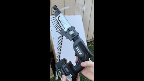 FLEX Drywall Screw Gun With Magazine Attachment DEMO!