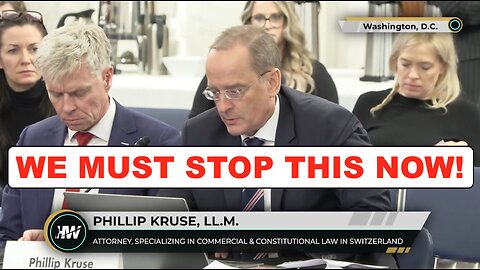 Phillip Kruse, LL.M.-WE MUST STOP THE NEW PANDEMIC TREATY FROM W.H.O.-NOW!!