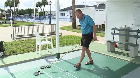 Blind Zephyrhills man finds optimism in shuffleboard