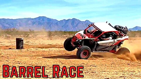 Barrel Race on SXS RZR vs KRX vs X3
