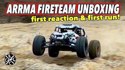 ARRMA FIRETEAM Unboxing & First Run - It's Pretty Hot 🔥