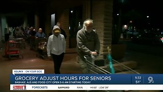 Southern Arizona grocery stores open doors early for seniors