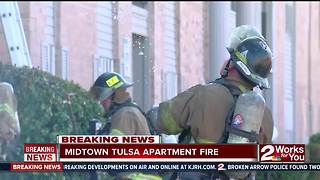 Fire damages vacant Midtown apartment building