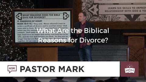 What Are the Biblical Reasons for Divorce?